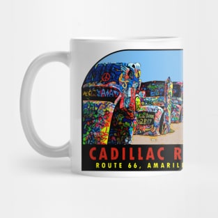 Cadillac Ranch Texas Vintage Mug